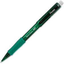 Pentel Twist-Erase Express Automatic Pencils - #2 Lead - 0.5 mm Lead Diameter - Refillable - Green Barrel - 1 Each