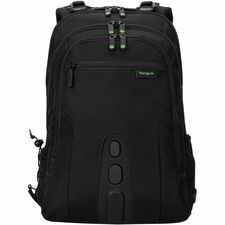 Targus Spruce EcoSmart TBB013US Carrying Case (Backpack) for 15.6" to 16" Notebook - Black - Bump Resistant, Drop Resistant, Scratch Resistant - Polyester Body - Checkpoint Friendly - Shoulder Strap - 18.50" (469.90 mm) Height x 5.25" (133.35 mm) Width x 5.25" (133.35 mm) Depth - 27 L Volume Capacity - 1 Each