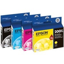 Epson DURABrite Ultra 200XL Original High (XL) Yield Inkjet Ink Cartridge - Cyan - 1 Pack - 450 Pages