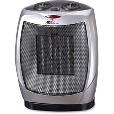 Royal Sovereign Compact Oscillating Ceramic Heater - HCE-160 - Ceramic - Electric - 750 W to 1.50 kW - 2 x Heat Settings - 120 V AC - Yes - Portable, Desk, Floor
