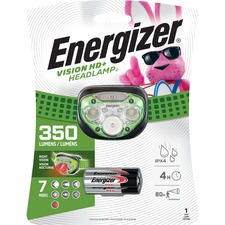 Energizer Vision HD+ LED Headlamp - LED - 350 lm Lumen - 3 x AAA - 1 Each