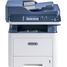WorkCentre&trade;3335DNI Multifunction Monochrome Laser Printer - Copier/Fax/Printer/Scanner - 35 ppm Mono Print - 1200 x 1200 dpi Print - Automatic Duplex Print - Up to 50000 Pages Monthly - 300 sheets Input - Color Flatbed Scanner - 600 dpi Optical Scan - Monochrome Fax - Gigabit Ethernet - Wireless LAN - Apple AirPrint, Google Cloud Print, Wi-Fi Direct, Xerox Mobile Print, Mopria - USB - For Plain Paper Print - 1 Each