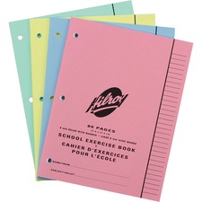 Hilroy Notebook - 80 Pages - Ruled - 8 3/8" x 10 7/8" - Recycled - 20 / Pack