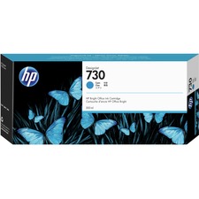 HP 730 Original High Yield Inkjet Ink Cartridge - Cyan Pack - Inkjet - High Yield