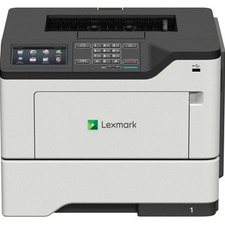 Lexmark MS620 MS622de Desktop Laser Printer - Monochrome - 50 ppm Mono - 1200 x 1200 dpi Print - Automatic Duplex Print - 650 Sheets Input - Ethernet - 175000 Pages Duty Cycle - Plain Paper Print - USB