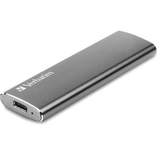 Verbatim Vx500 120 GB Solid State Drive - External - Graphite - Notebook Device Supported - USB 3.1 Type C - 500 MB/s Maximum Read Transfer Rate - 2 Year Warranty - 1