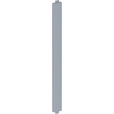 Lorell Vertical Panel Strip for Adaptable Panel System - 1.8" Width x 0.5" Depth x 19.7" Height - Aluminum - Silver