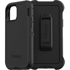 OtterBox Defender Rugged Carrying Case (Holster) Apple iPhone 11 Pro Smartphone - Black - Dirt Resistant, Bump Resistant, Scrape Resistant, Dirt Resistant Port, Dust Resistant Port, Lint Resistant Port, Anti-slip, Drop Resistant - Belt Clip - 6.13" (155.70 mm) Height x 3.34" (84.84 mm) Width x 0.59" (14.99 mm) Depth - 1 Each - Retail