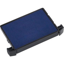 Trodat Printy Dater 4750 Replacement Pad stamp. - 1 Each - Blue Ink