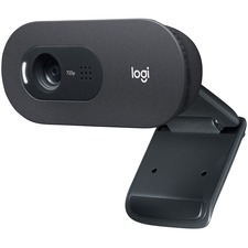Logitech C505 Webcam - 30 fps - USB Type A - Retail - 1 Pack(s) - 1280 x 720 Video - Fixed Focus - Widescreen - Microphone - Notebook, Monitor, Display Screen