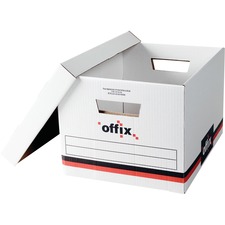 Offix Storage Case - 850 lb - Media Size Supported: Letter 8.50" (215.90 mm) x 11" (279.40 mm), Legal 8.50" (215.90 mm) x 14" (355.60 mm) - Stackable - 10 / Pack
