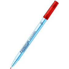 Staedtler Lumocolor Non Permanent Pen - Round Pen Point Style - Refillable - Red