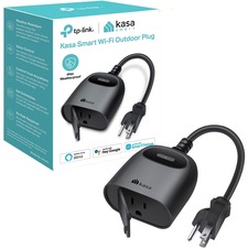 Kasa Smart Outdoor Plug-In Dimmer - 125 V AC - Alexa, Google Home, Kasa Smart Supported