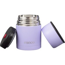 EXECO 600ML ISOTHERMAL CONTAINER - 600 mL - Stainless Steel - Mat Lilac