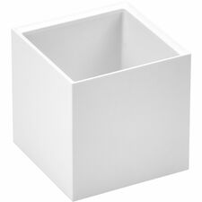 Bostitch Konnect Desktop Organizer - Stackable - White - Plastic - 1 Each