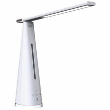 DAC MP-331 LED Desk Lamp - 17.50" (444.50 mm) Height - LED Bulb - USB Charging, Dimmable, Color Changing Mode, Automatic Off Timer - 220 lm Lumens - Desk Mountable - White - for Desk