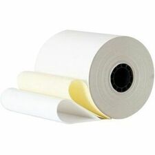Custom Paper Multi-Part Carbonless Rolls - 3" x 90 ft - 50 / Case - Carbonless, 2-ply