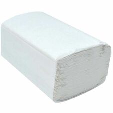 Dura Plus Single Fold Paper Towels - Single Fold - 250 Sheets/Roll - White - 16 / Box