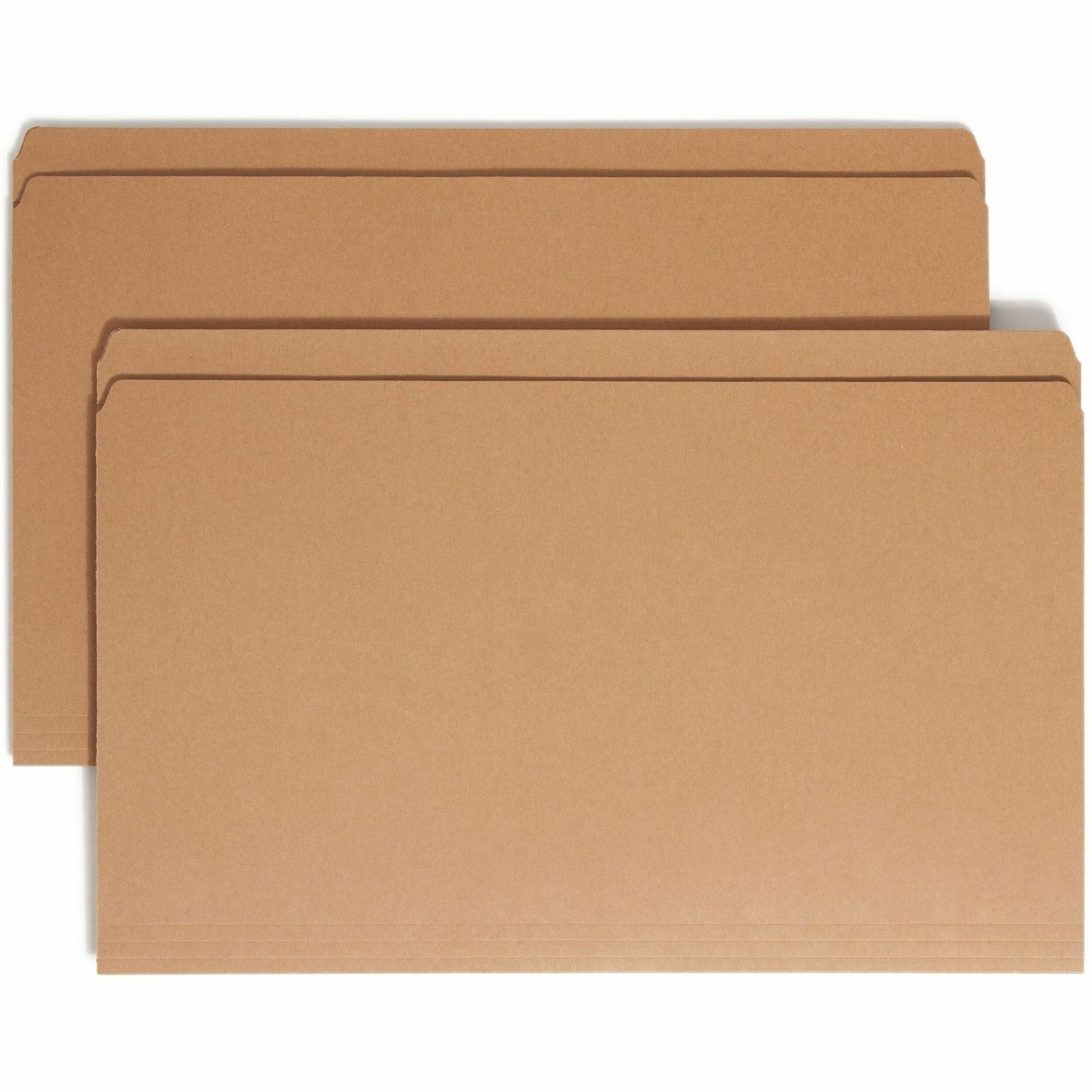 Smead Straight Tab Cut Legal Recycled Top Tab File Folder