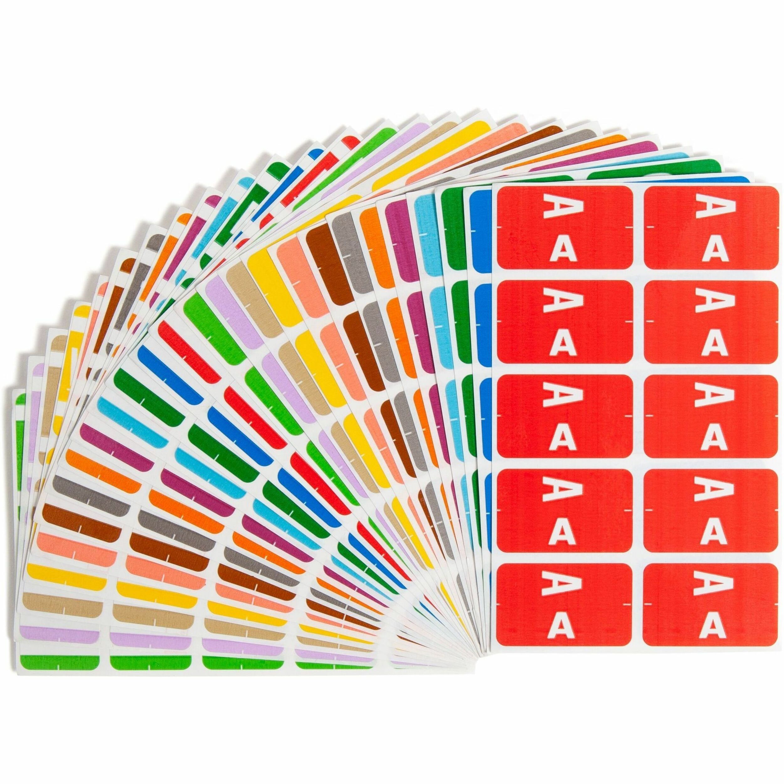 Smead AlphaZ ACCS Color-Coded Labels