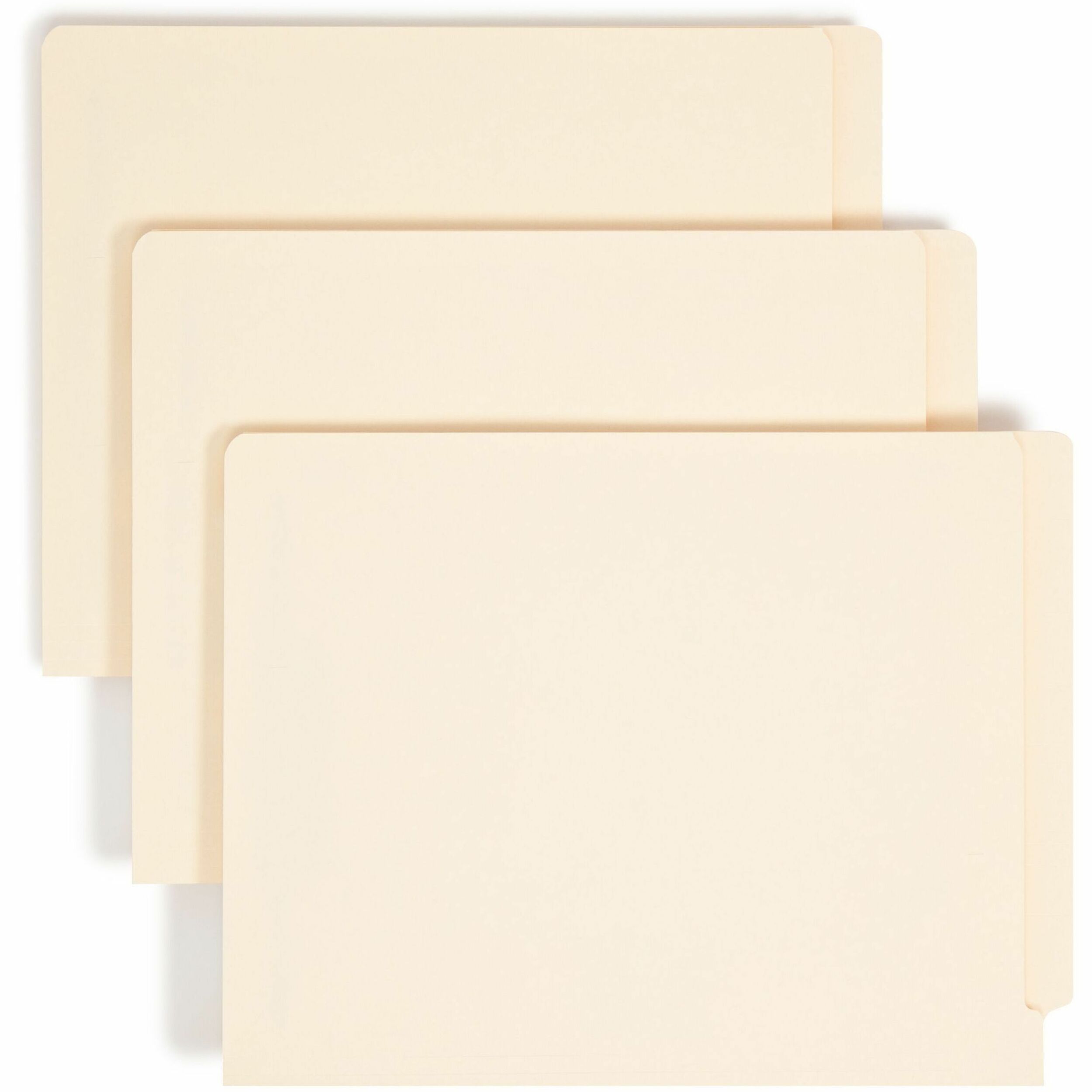 Smead Shelf-Master Straight Tab Cut Letter Recycled Fastener Folder