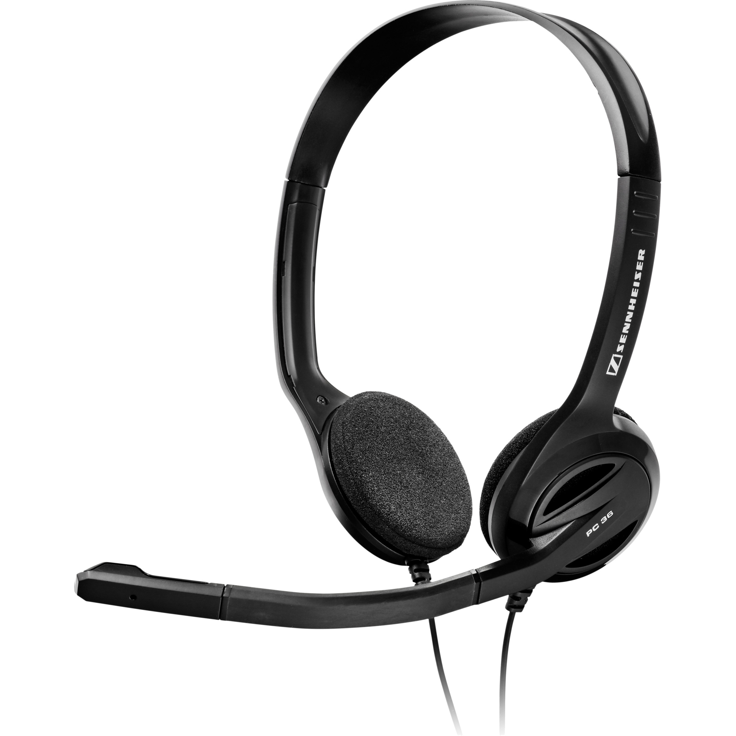 Sennheiser PC 36 Wired Stereo Headset - Over-the-head, Behind-the-neck ...