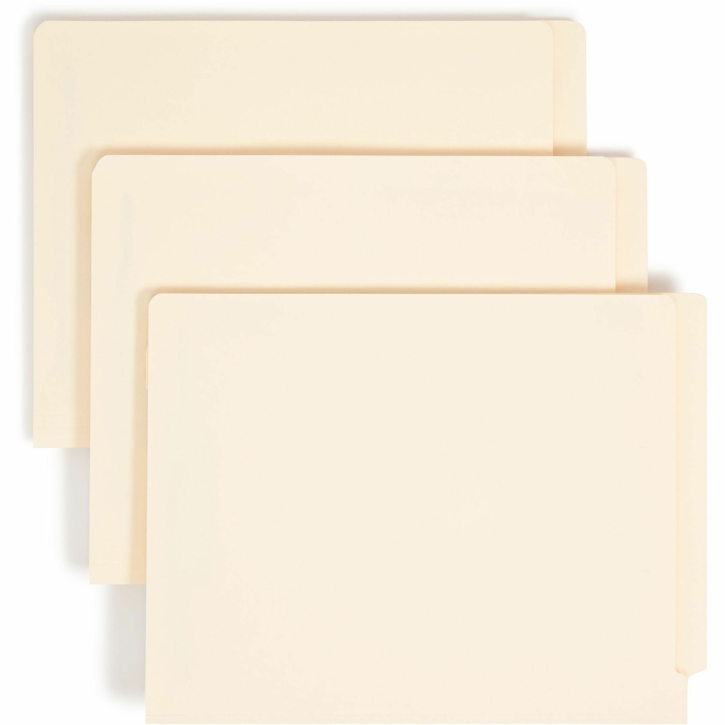 Smead Straight Tab Cut Letter Recycled Fastener Folder