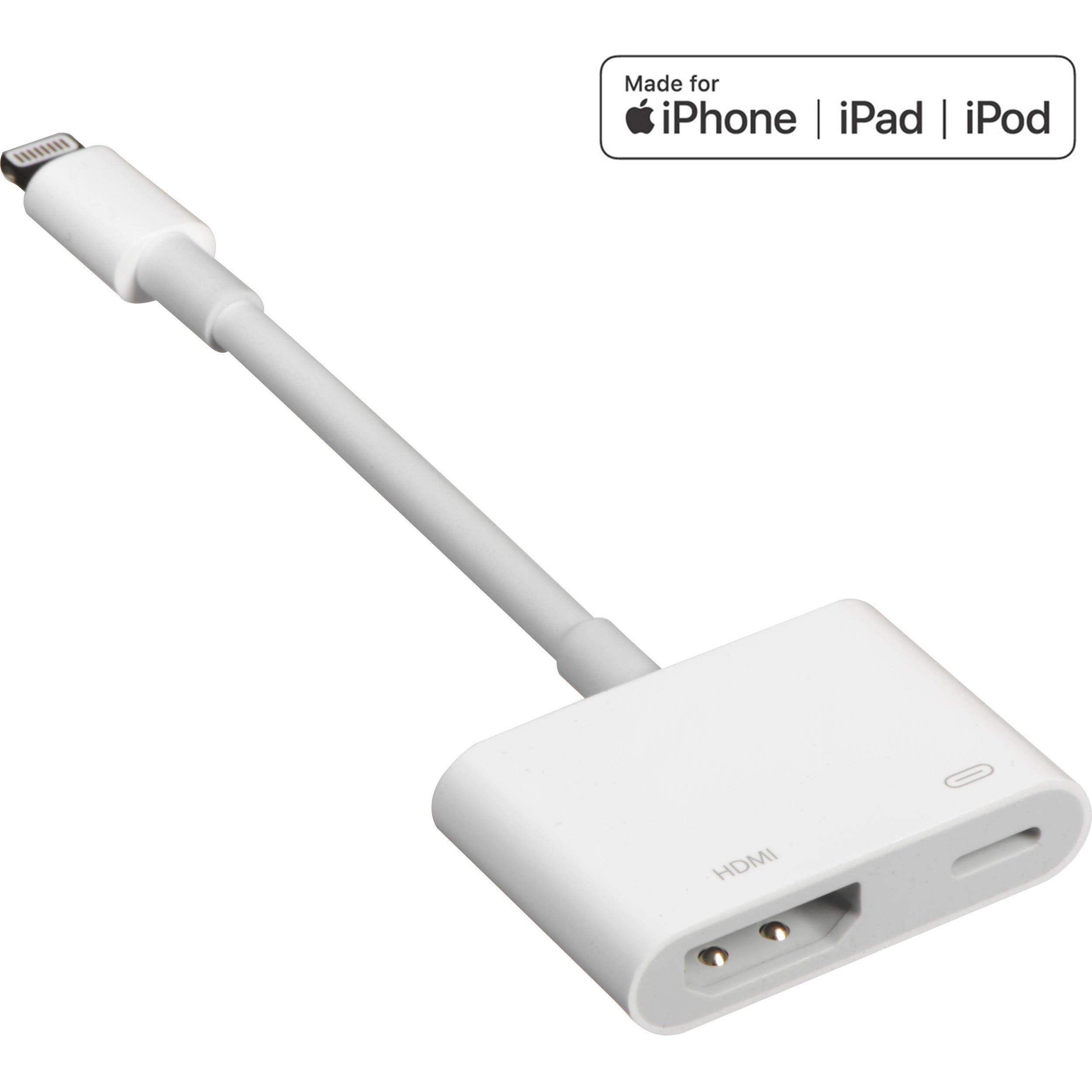 4XEM 8 Pin Lightning to HDMI Digital AV Adapter for Apple iPhone