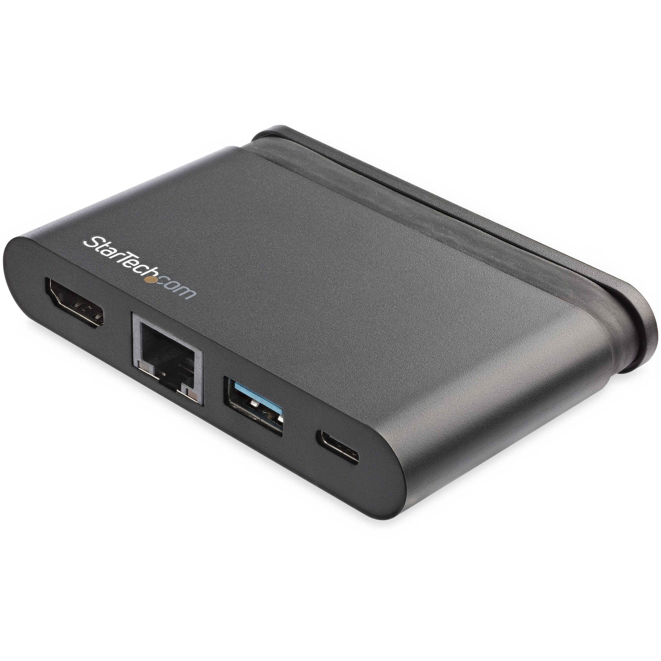 Adattatore Multiporta USB-C 4-in-1: Con HDMI 4K, VGA, USB-A E Gigabit Ethernet. Hub Compatto E Portatile Per Laptop E Tablet.