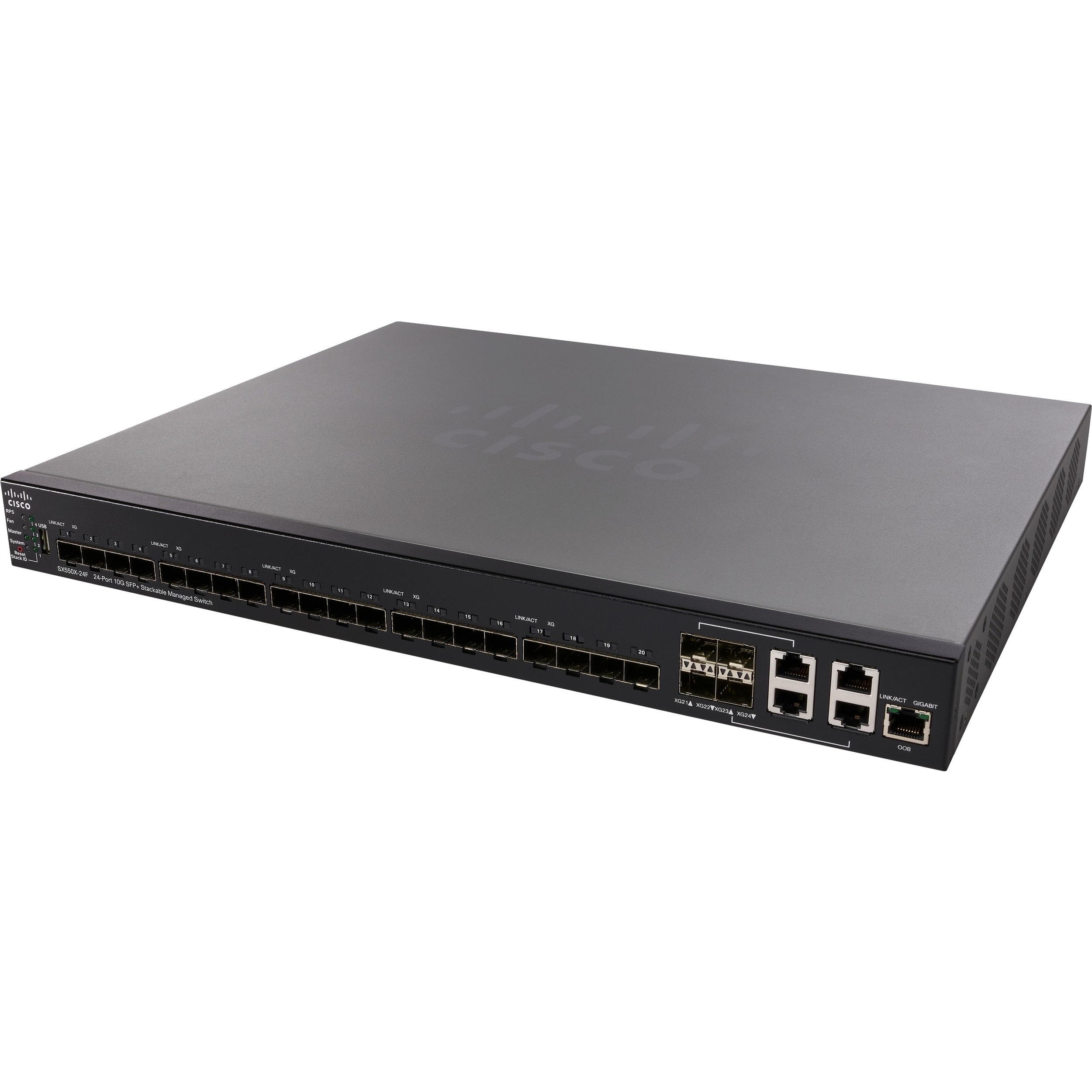 Cisco SX550X-24F 24-Port 10G SFP+ Stackable Managed Switch - CareTek ...