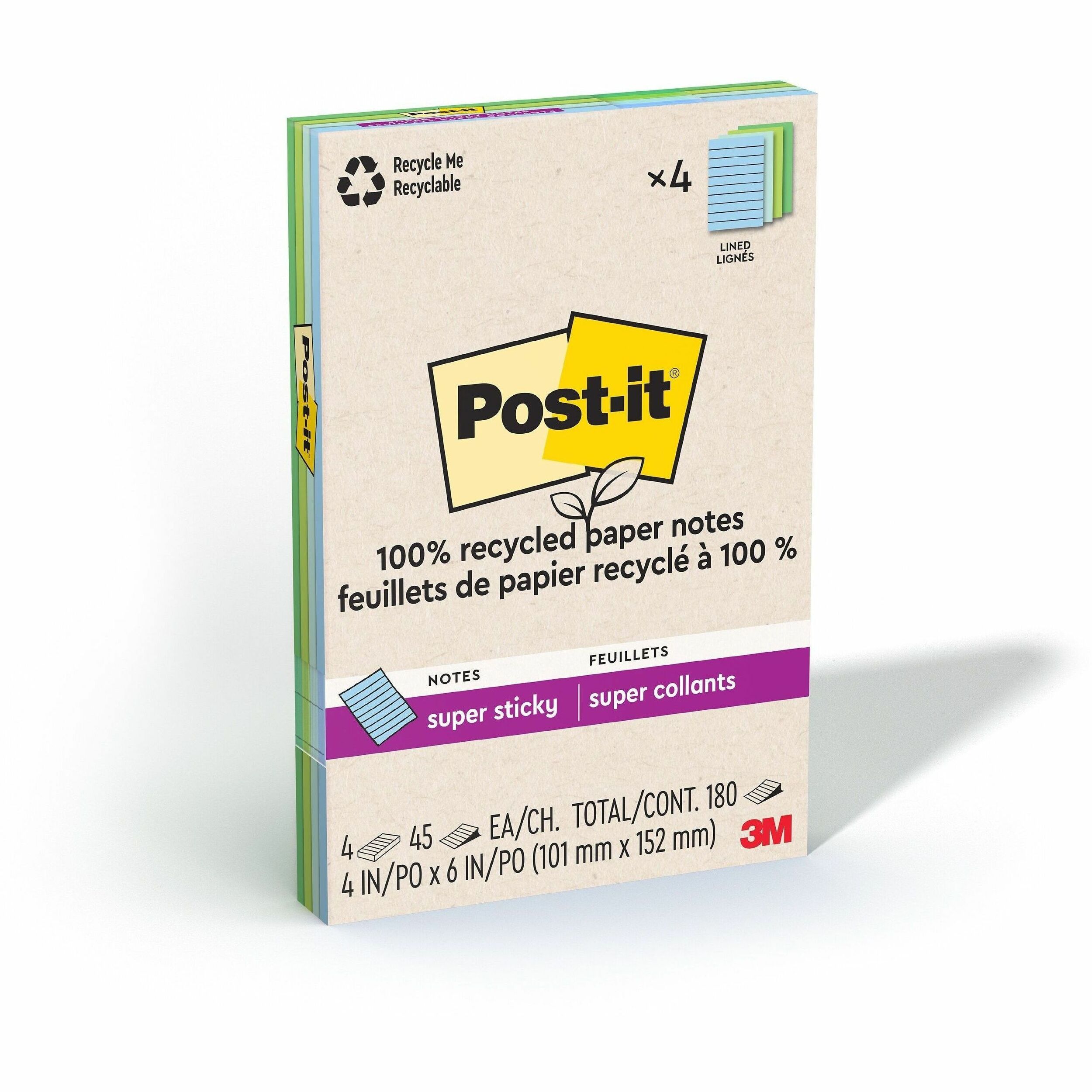 Post-it&reg; Super Sticky Adhesive Note