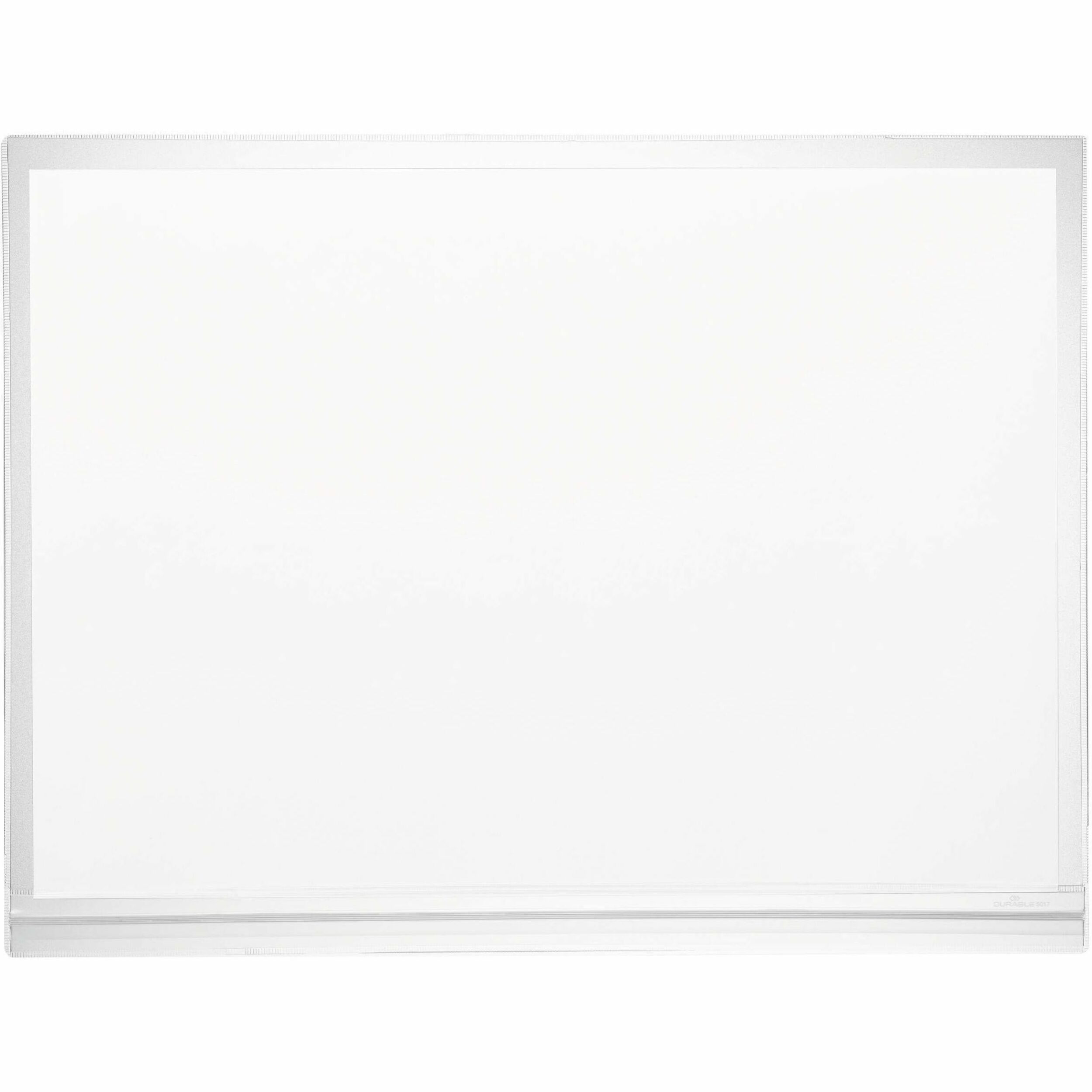 DURABLE Water Resistant Pockets, Tabloid, Self-Adhesive - 5 PK