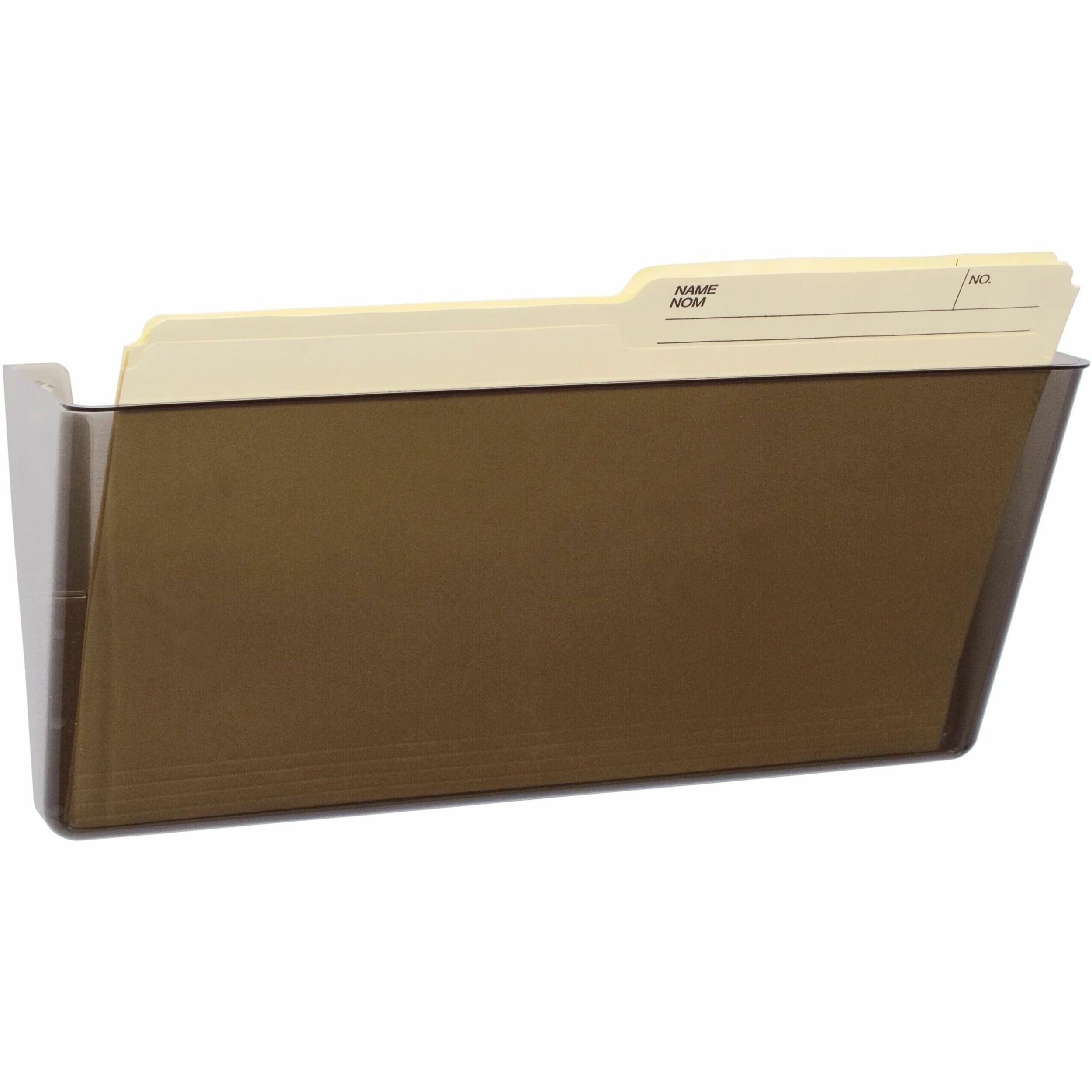 Storex Magnetic Legal Wall Pocket, Unbreakable Clear