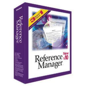 Thomson Reuters Reference Manager v.10.0 - Complete Product - 1 User - Standard