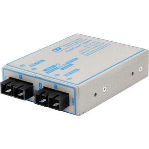 FlexPoint 100Mbps Ethernet Fiber to Fiber Media Converter SC Multimode 5km to Single-Mode 30km