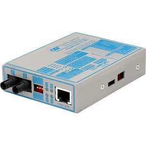 FlexPoint T1/E1 Fiber Media Converter RJ48 ST Multimode 5km