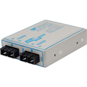 FlexPoint 1000Mbps Gigabit Ethernet Fiber to Fiber Media Converter SC Multimode 550m to Single-Mode 12km