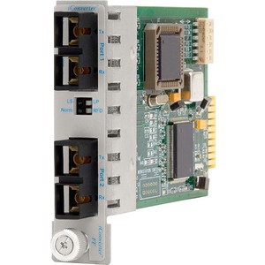 iConverter 1000Mbps Gigabit Ethernet Fiber to Fiber Media Converter SC Single-Mode 12km to Single-Mode 34km Module