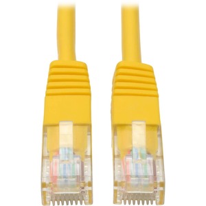 Tripp Lite 5ft Cat5e / Cat5 350MHz Molded Patch Cable RJ45 M/M Yellow 5'