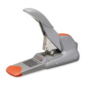 Heavy-Duty Stapler, 2-170 Sheet Capacity, Silver/Orange