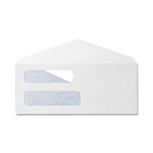 Double Window Envelope,No 8-5/8,3-5/8x8-/5/8 ,500/BX,White