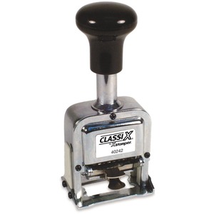 Auto Number Machine, Metal Frame, 7 Bands, 1 Size