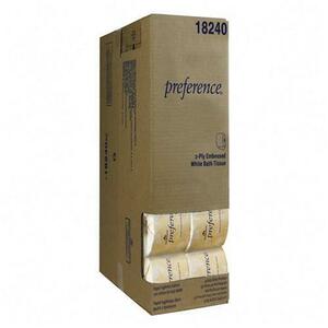 Bathroom Tissue, 2-Ply, 4-1/2x4 Sheets, 40RL/CT, White