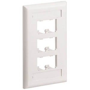 PANDUIT 6 Socket Mini-Com Classic Faceplate