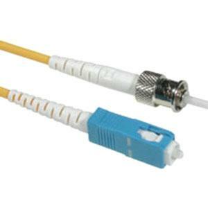 C2G-1m SC-ST 9/125 OS1 Simplex Singlemode PVC Fiber Optic Cable - Yellow