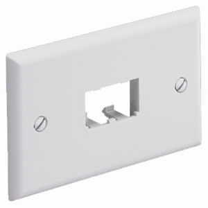 PANDUIT 2 Socket Mini-Com Classic Faceplate