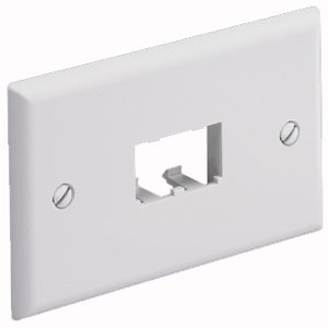 PANDUIT 2 Socket Mini-Com Classic Faceplate