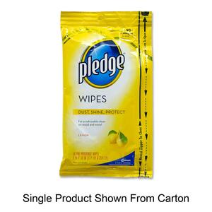 Pledge Furniture Polish Wipes, 7x11 , 12 PK/CT