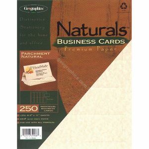 Geographics Naturals Business Card