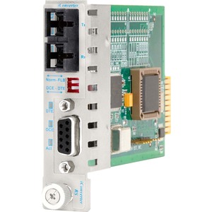 iConverter RS-232 Serial Fiber Media Converter DB-9 SC Multimode 5km Module